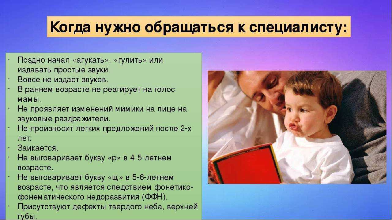 В каком возрасте в норме ребенок начинает говорить первые слова?