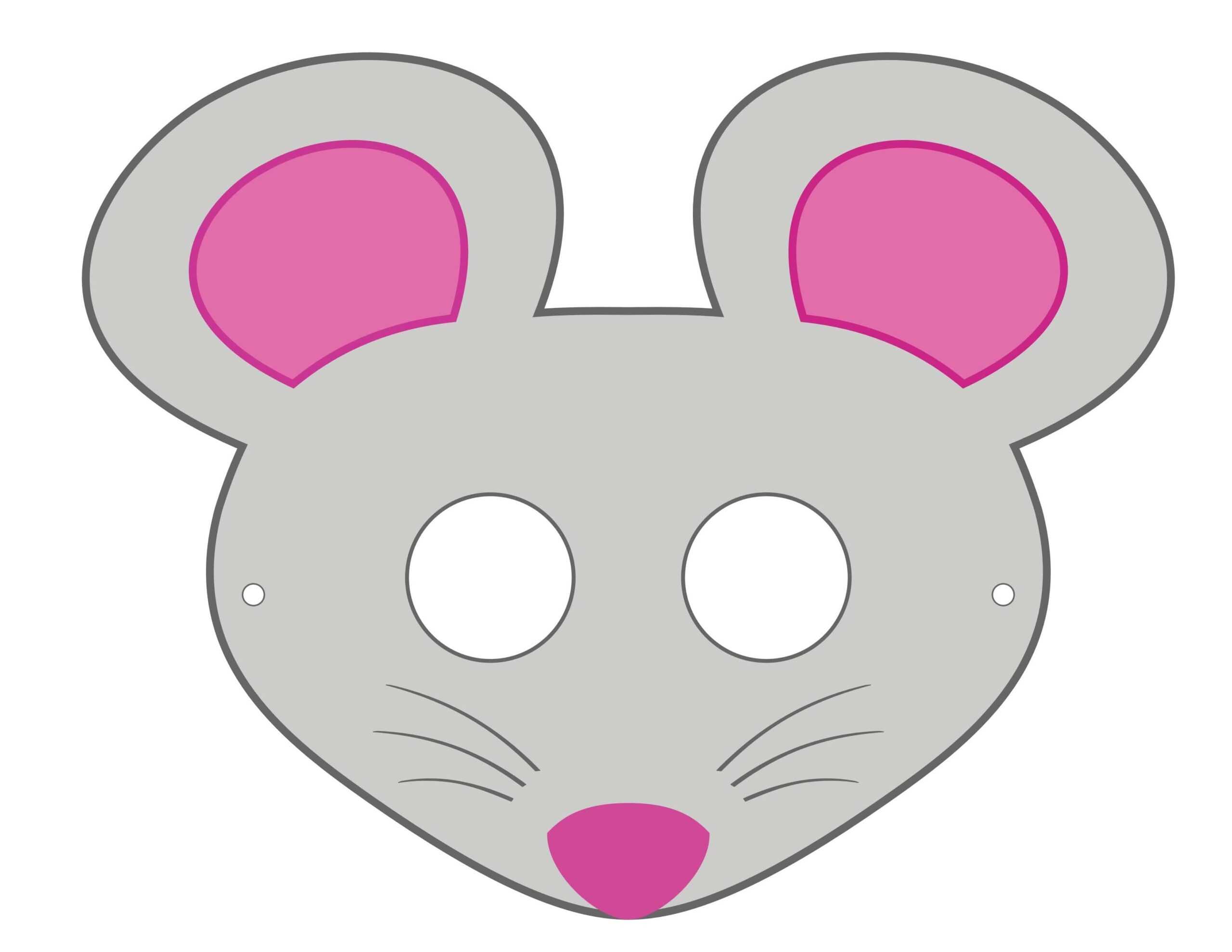 Маска мышки своими руками: шаблоны, распечатки, видео