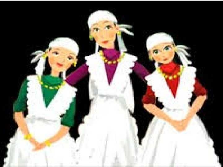 Три сестры татарская сказка с иллюстрациями