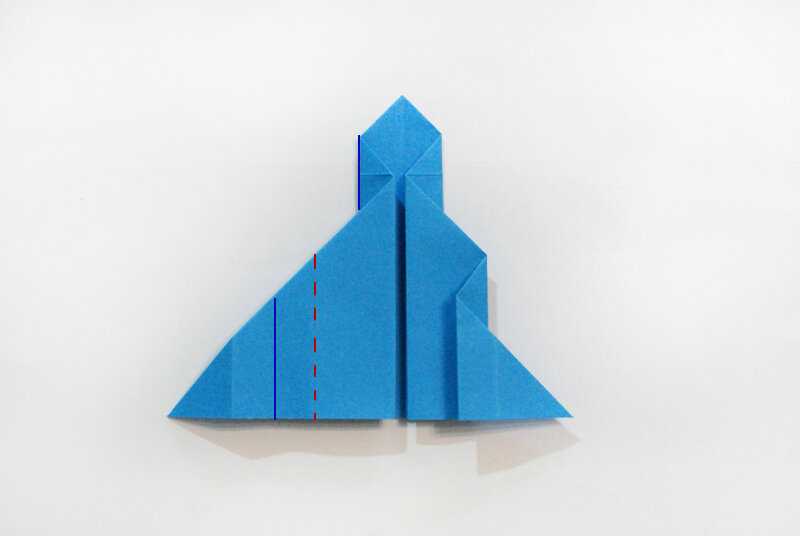 Оригами ракета старшая группа