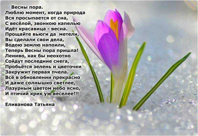 Стихи про весну: лучшие стихотворения о весне » notagram.ru