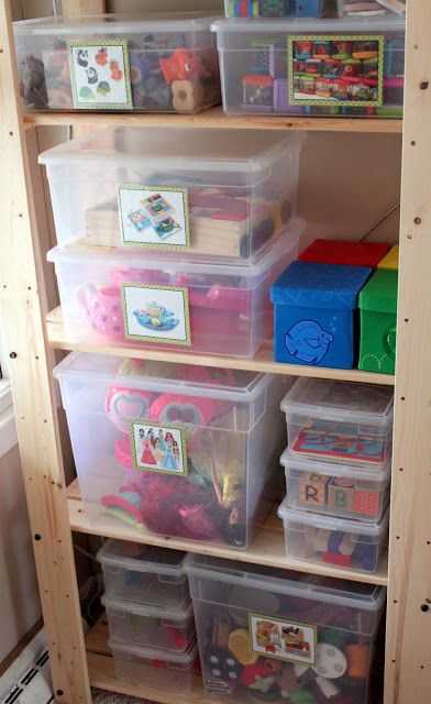 Конструктивный подход к вопросам хранения игрушек в детской комнате