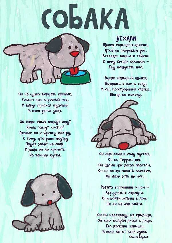 Стихи про собак. детские стихи о собаках   | материнство - беременность, роды, питание, воспитание