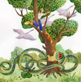 Читать сказку три змеиных листика - братья якоб и вильгельм гримм, онлайн бесплатно с иллюстрациями.